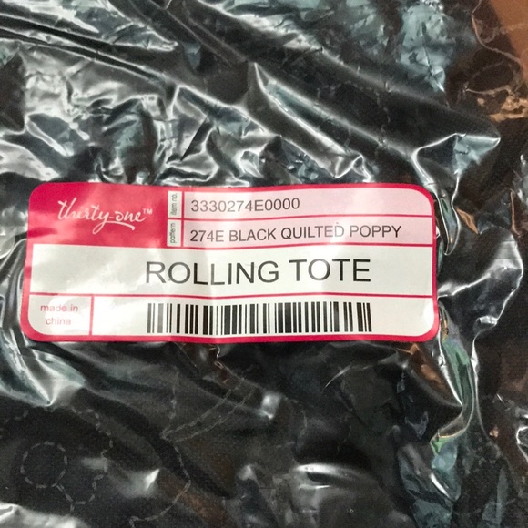 thirty one rolling tote